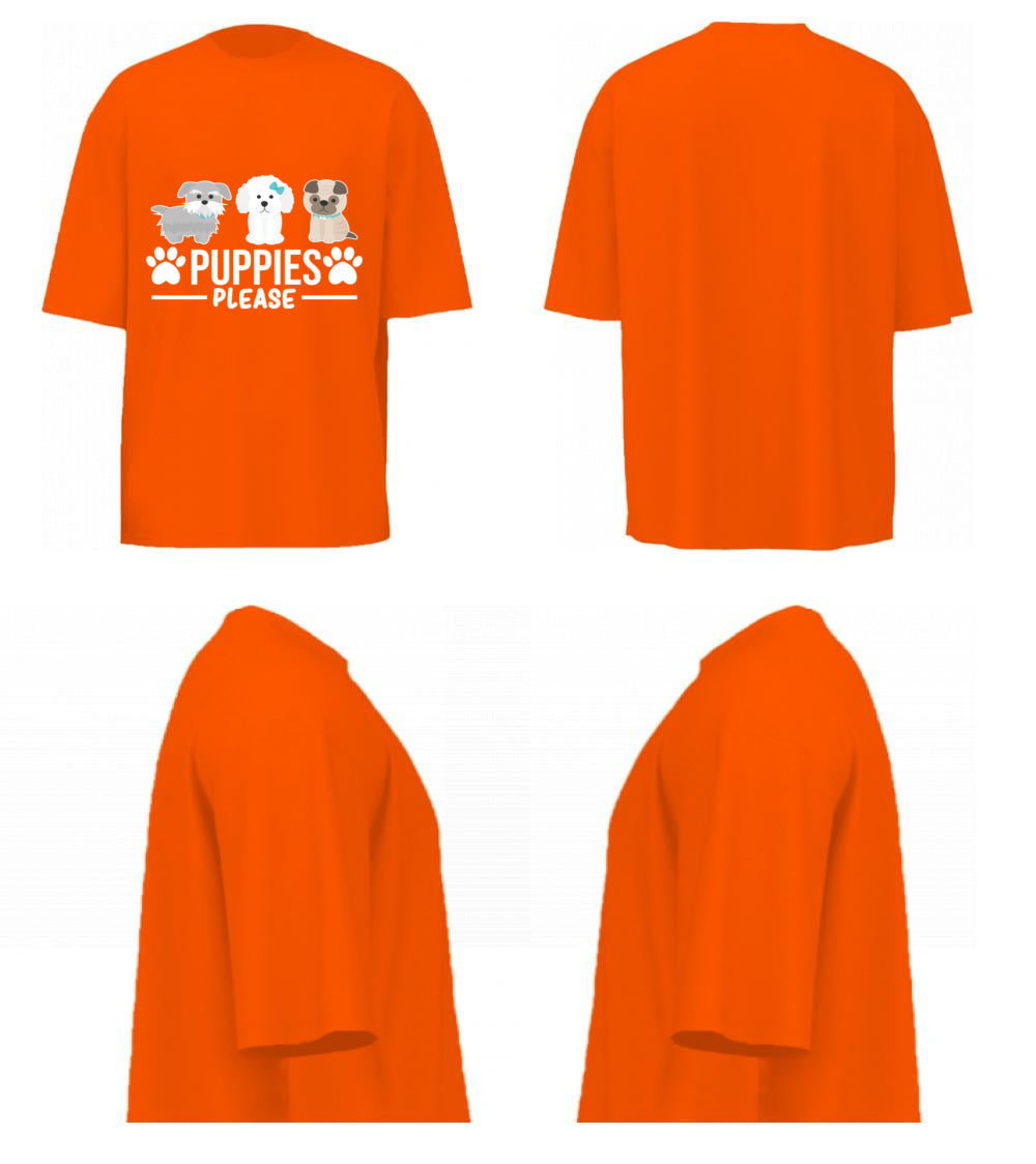 Puppies Please (Orange)