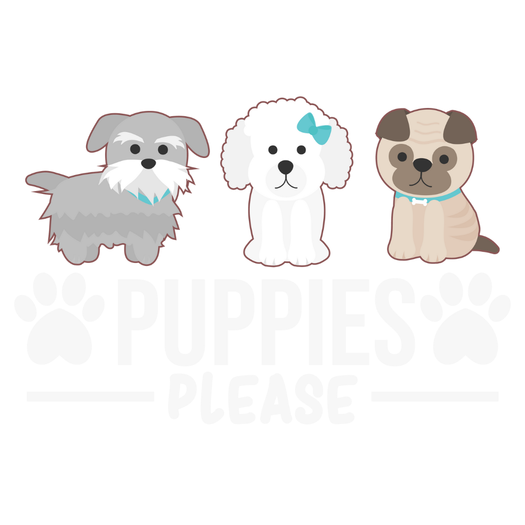 Puppies Please (Pastel Pink)
