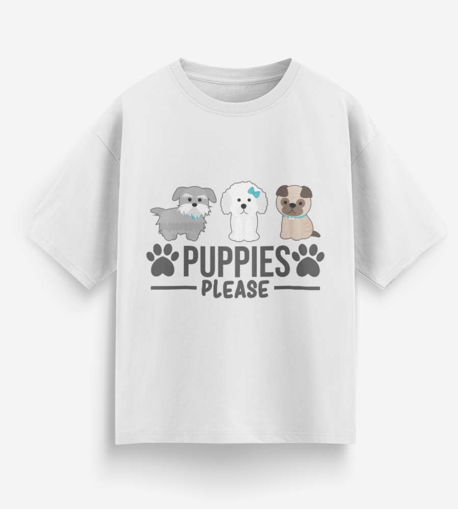 Puppies Please (White)