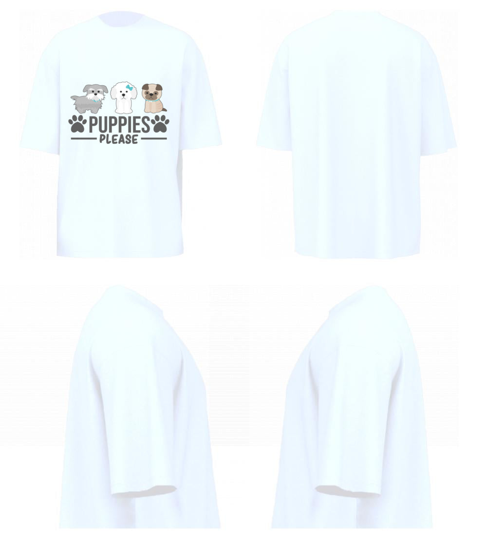 Puppies Please (White)