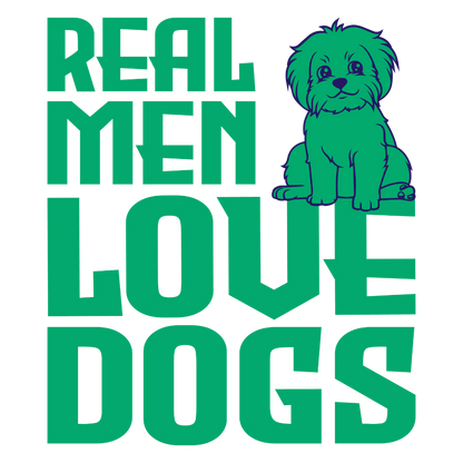 Real Men Love Dogs (Beige)