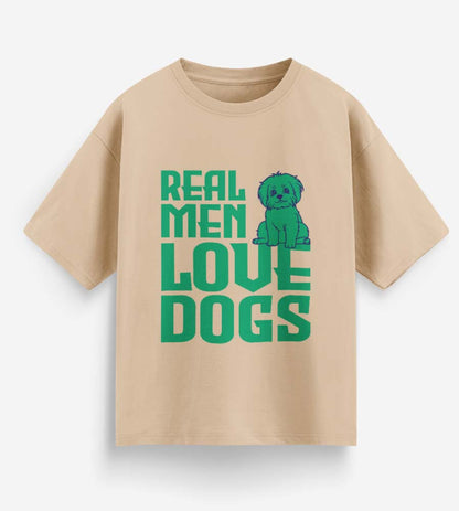 Real Men Love Dogs (Beige)