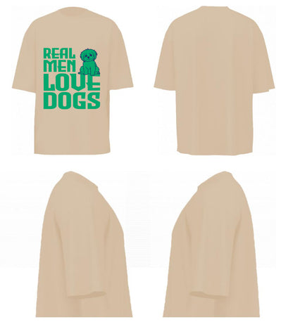 Real Men Love Dogs (Beige)