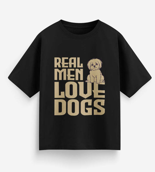 Real Men Love Dogs (Black)