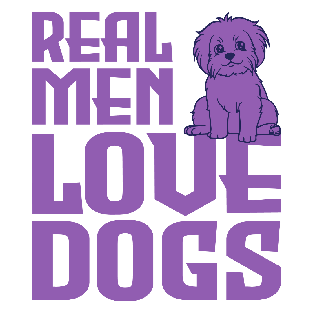 Real Men Love Dogs (Lavender)