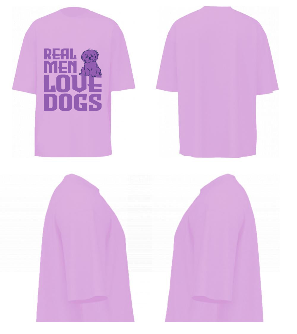 Real Men Love Dogs (Lavender)
