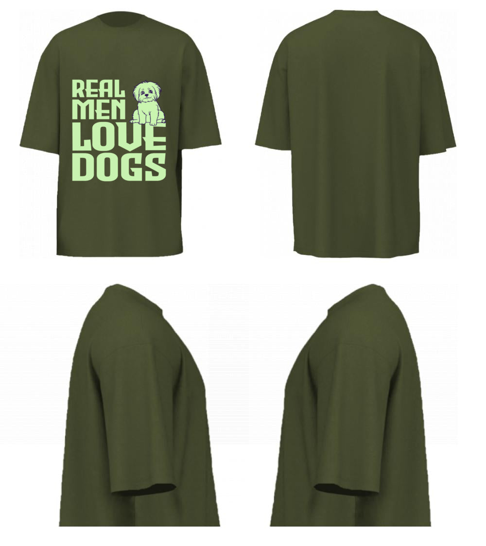 Real Men Love Dogs (Olive Green)