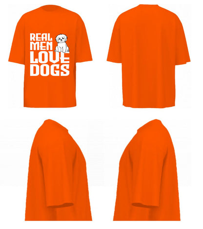 Real Men Love Dogs (Orange)