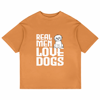 Real Men Love Dogs (Peach)