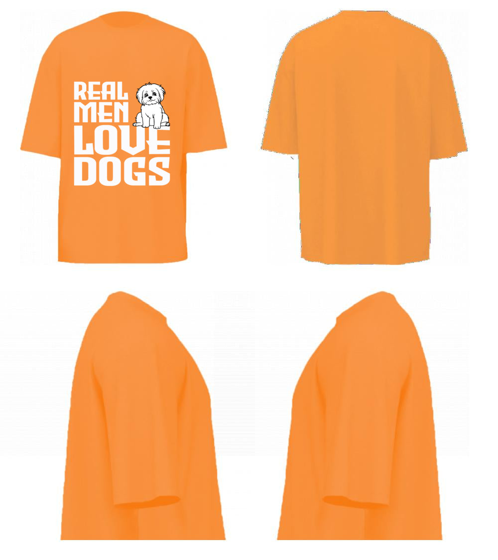 Real Men Love Dogs (Peach)
