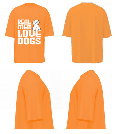 Real Men Love Dogs (Peach)