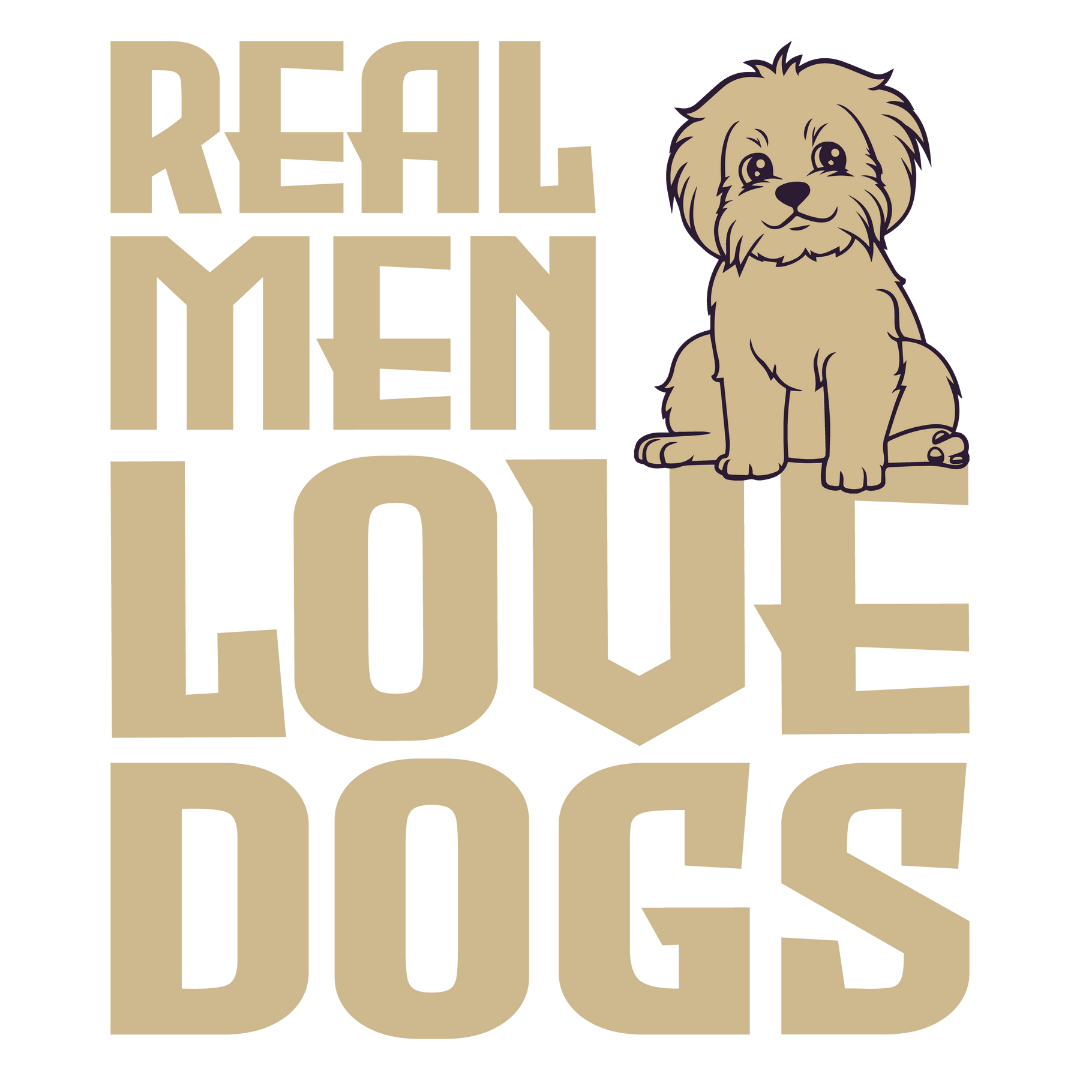 Real Men Love Dogs (White)