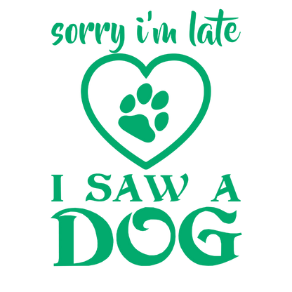 Sorry I Am Late (Black)