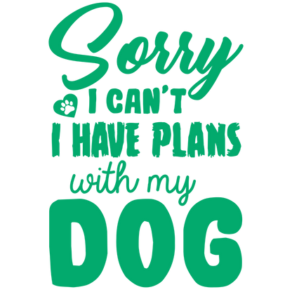 Sorry I Can't (White)