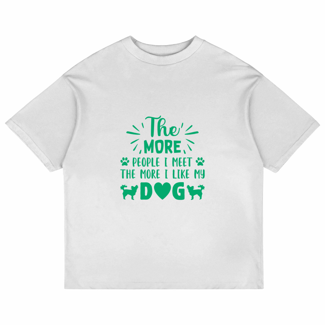 The More People I Meet (White)