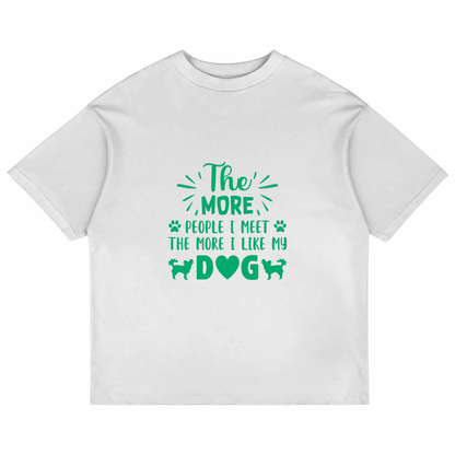 The More People I Meet (White)