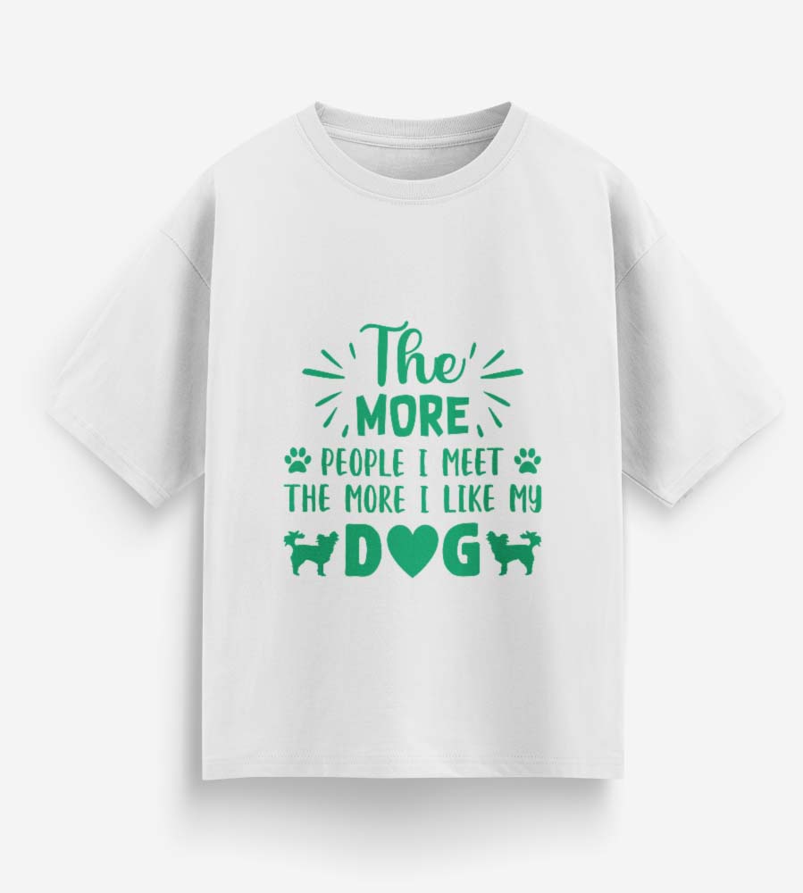 The More People I Meet (White)