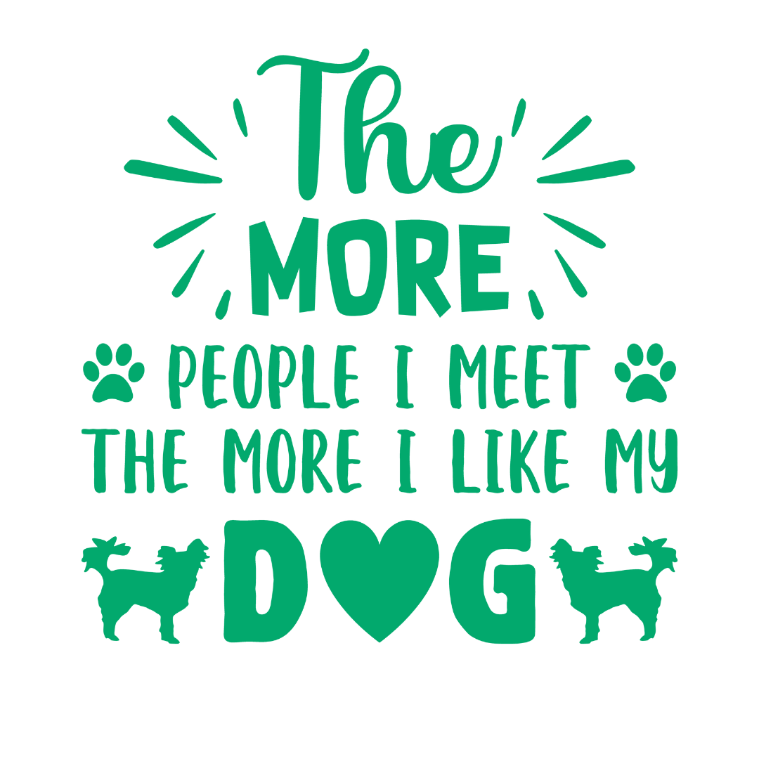 The More People I Meet (White)