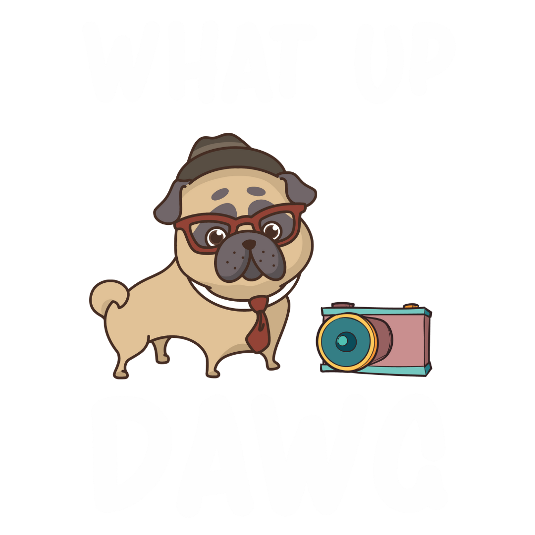 What Up Dawg (Pastel Pink)