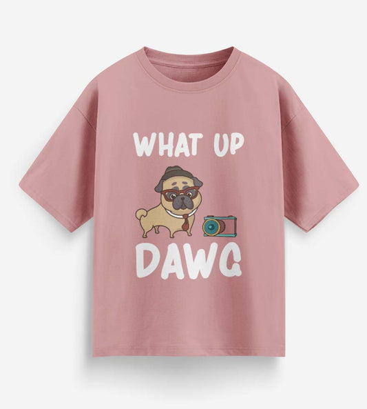 What Up Dawg (Pastel Pink)