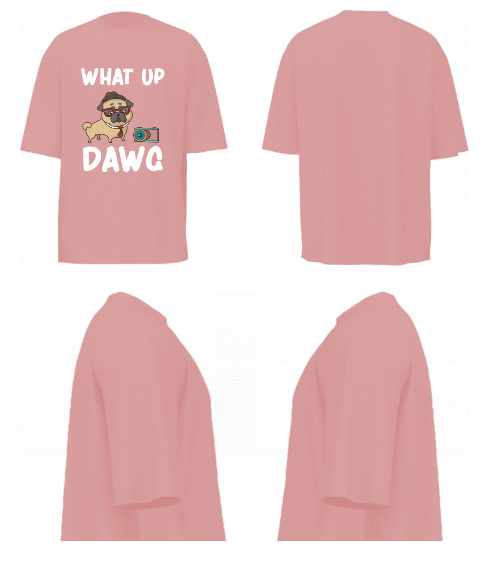 What Up Dawg (Pastel Pink)