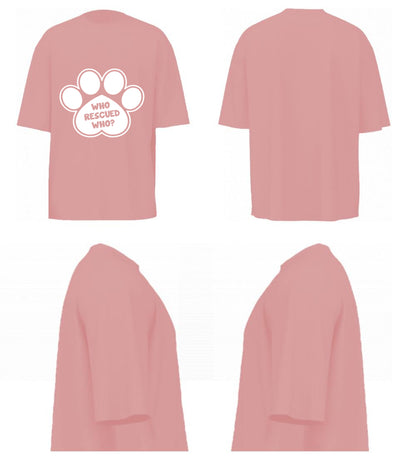 Who Rescued Who (Pastel Pink)