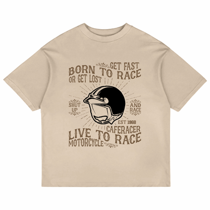 Born To Race (Beige)