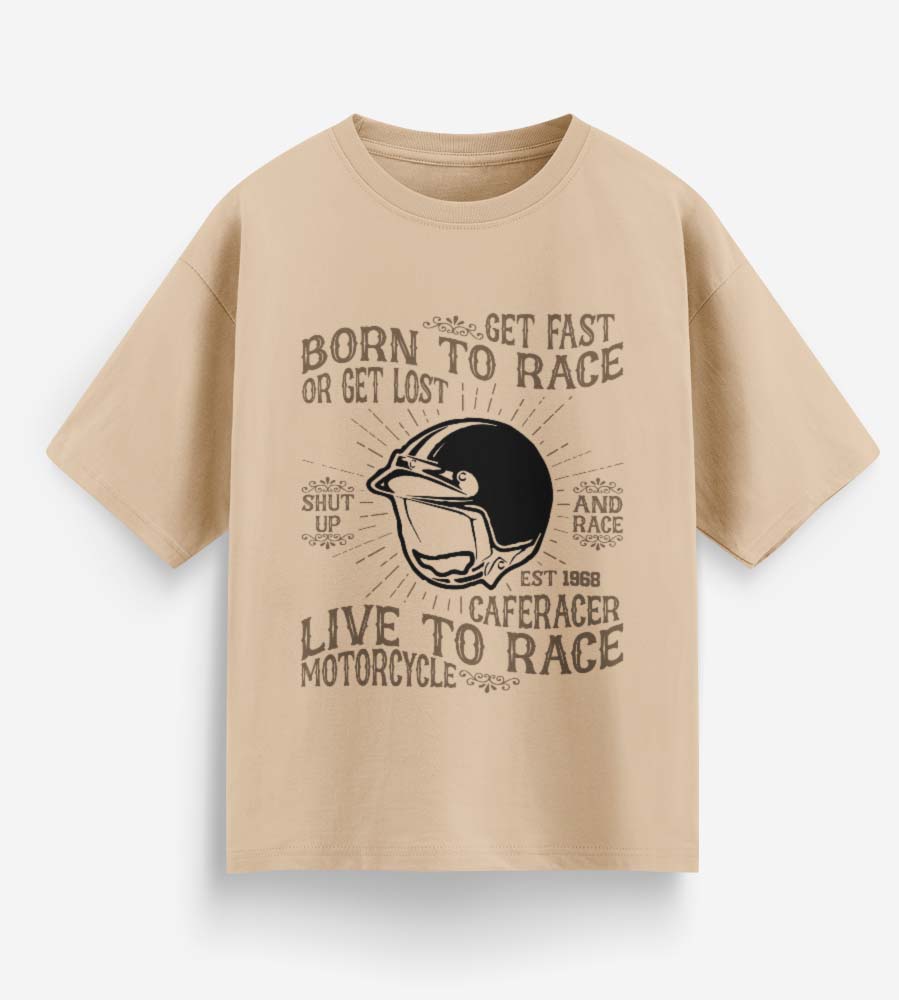 Born To Race (Beige)