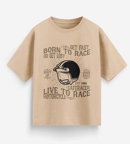Born To Race (Beige)
