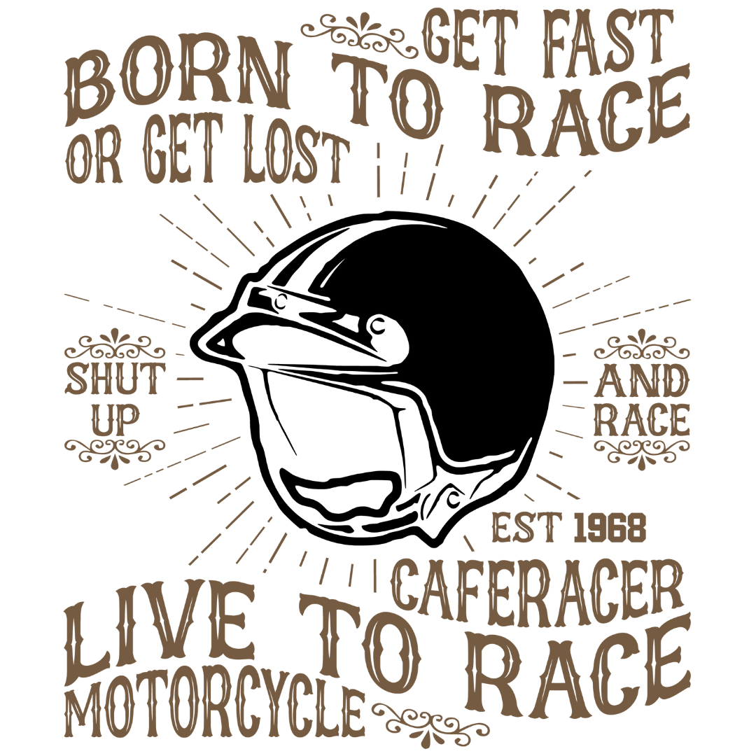 Born To Race (Beige)