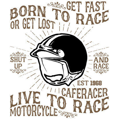 Born To Race (Beige)