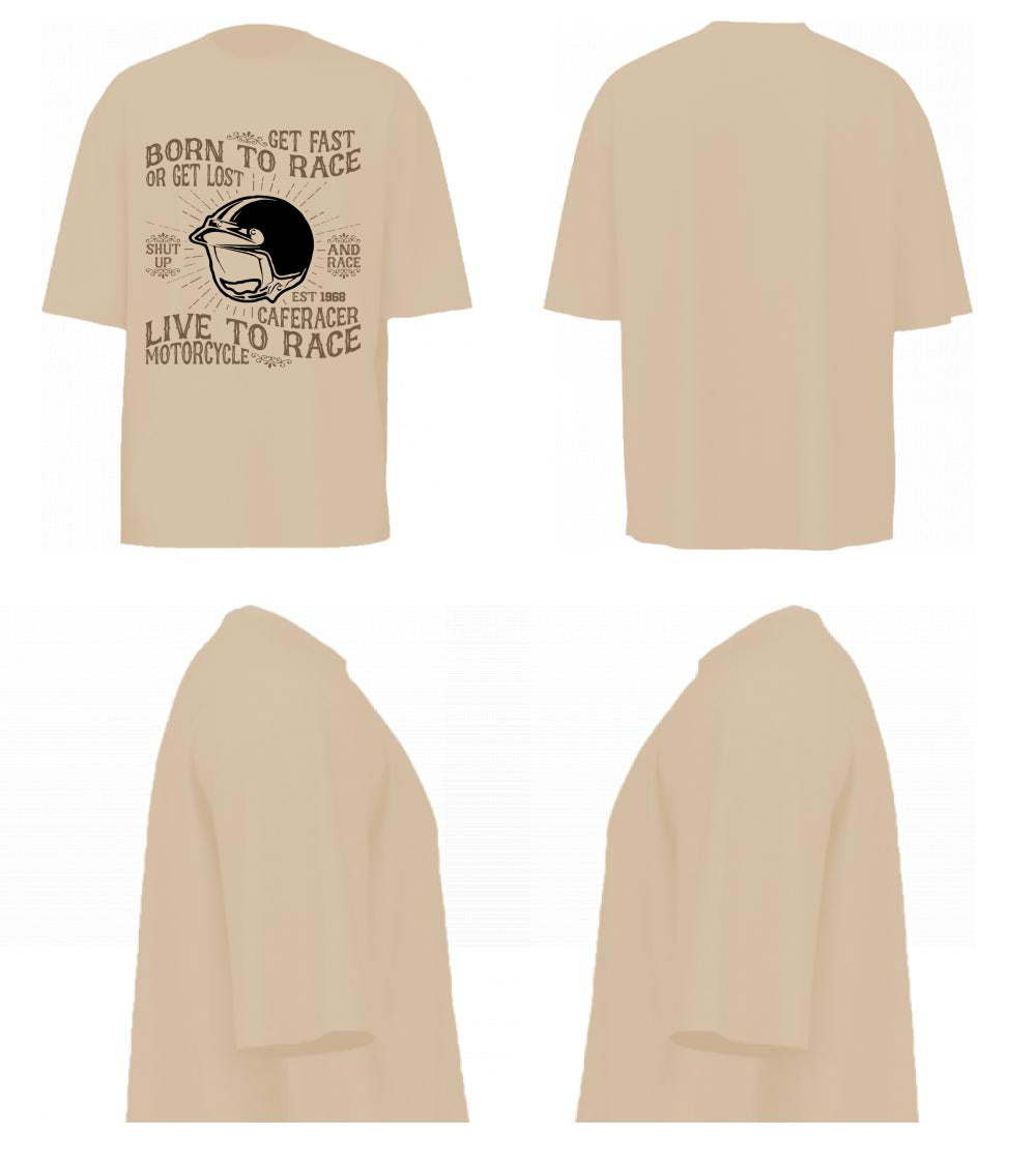 Born To Race (Beige)