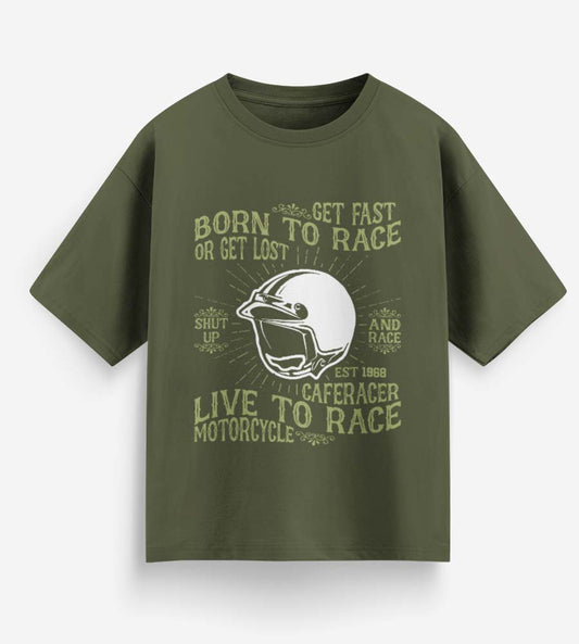 Born To Race (Olive Green)