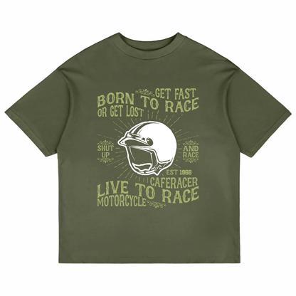 Born To Race (Olive Green)