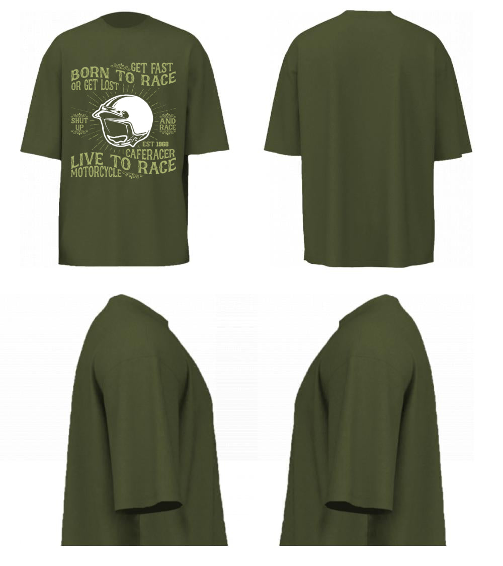 Born To Race (Olive Green)