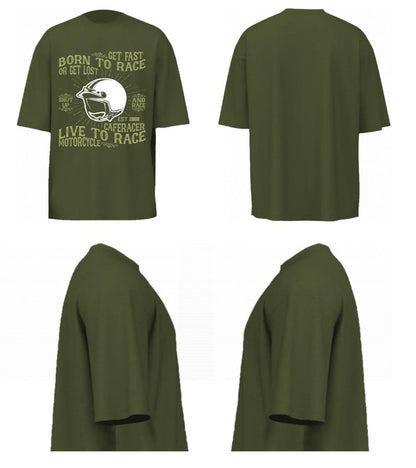 Born To Race (Olive Green)