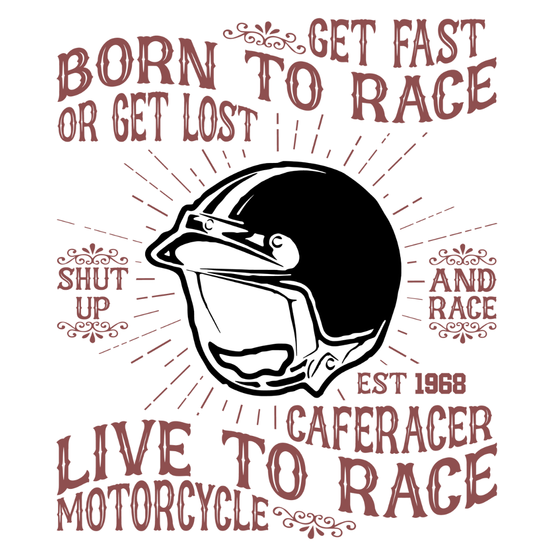 Born To Race (Pastel Pink)