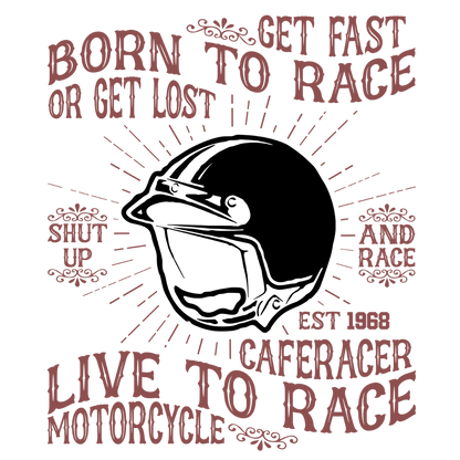 Born To Race (Pastel Pink)