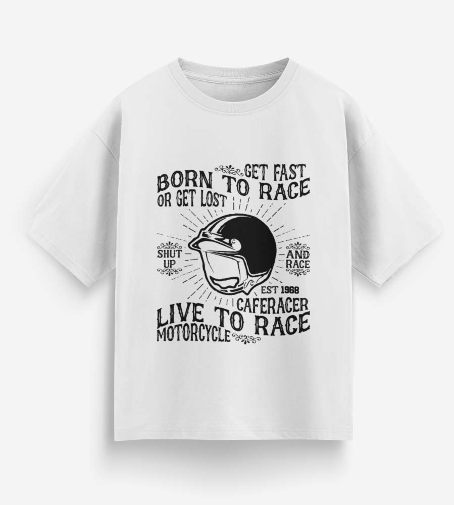Born To Race (White)