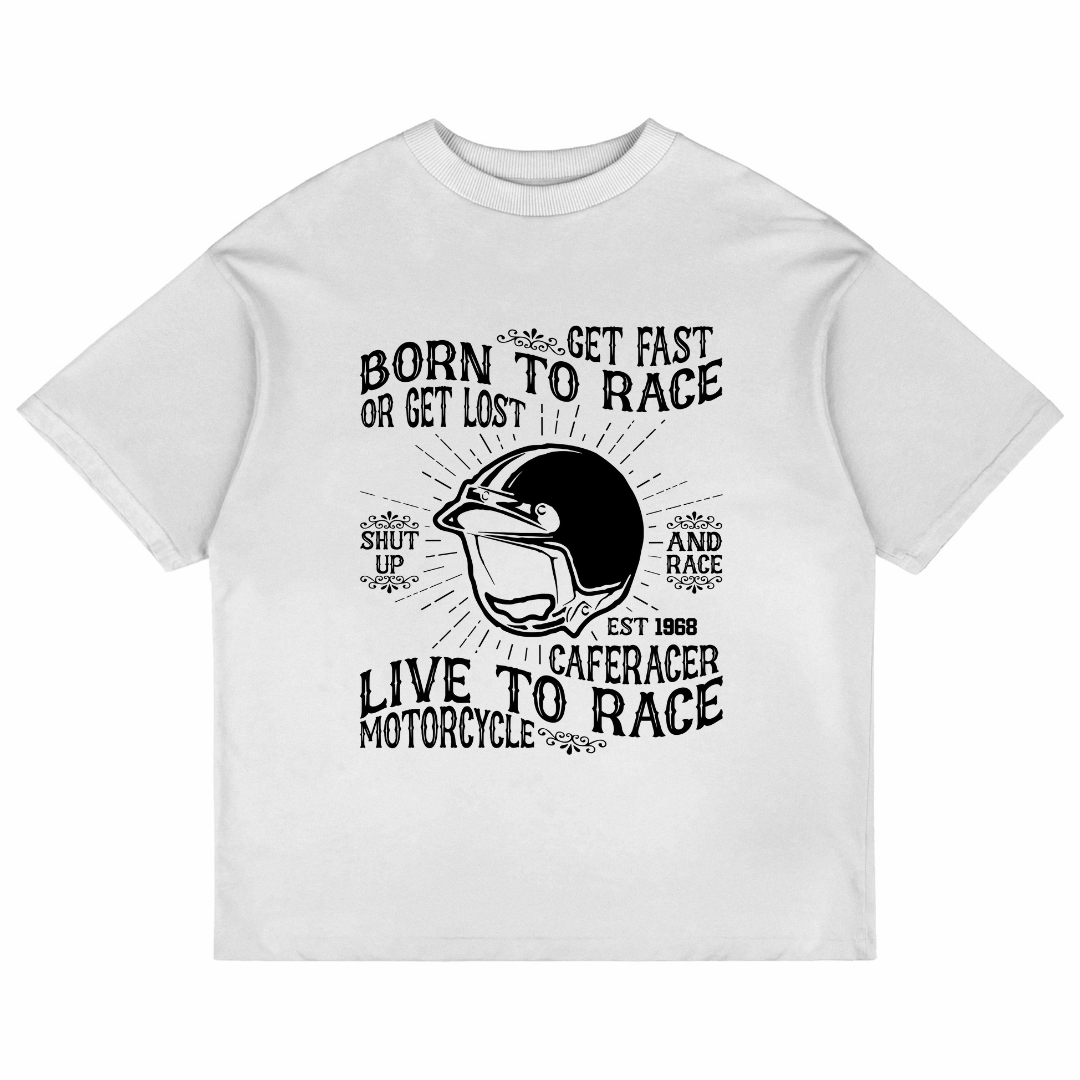 Born To Race (White)