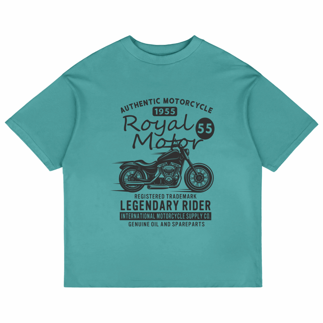 Authentic Motorcycle (Dusty Turquoise)
