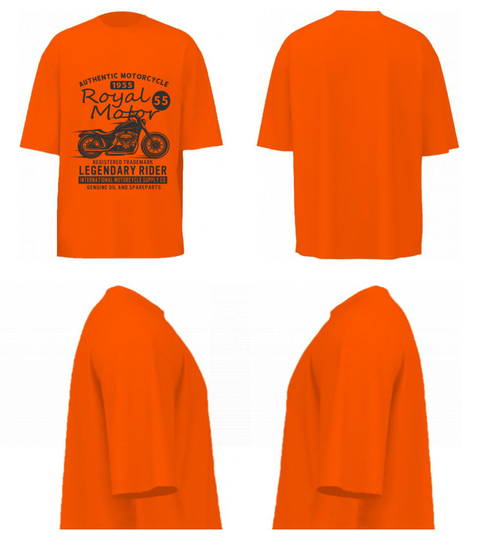 Authentic Motorcycle (Orange)