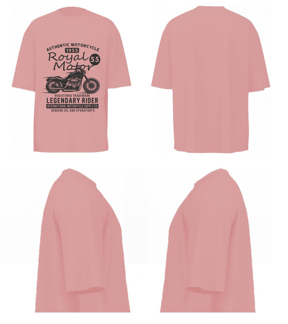 Authentic Motorcycle (Pastel Pink)