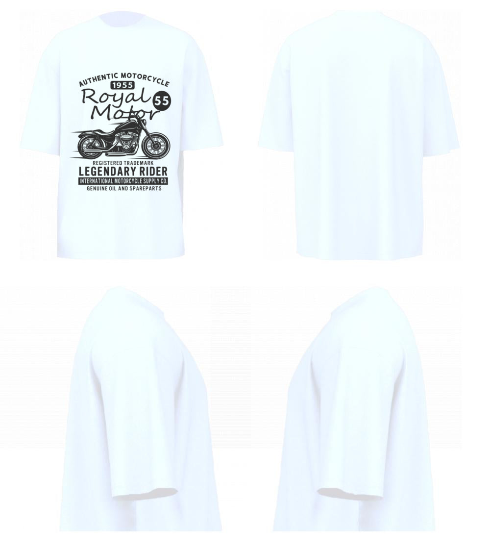 Authentic Motorcycle (White)