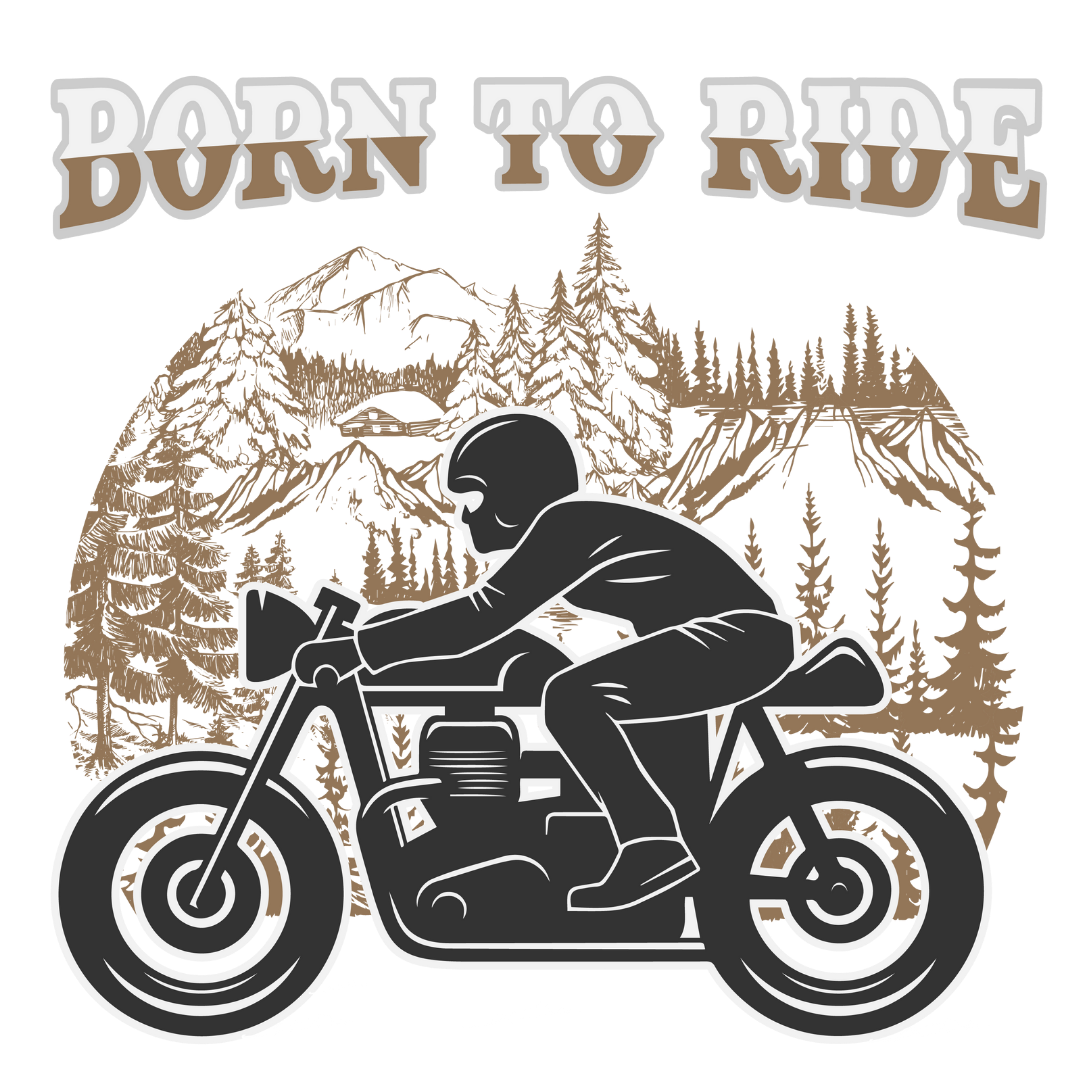 Born To Ride (Beige)