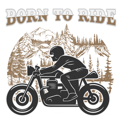 Born To Ride (Beige)