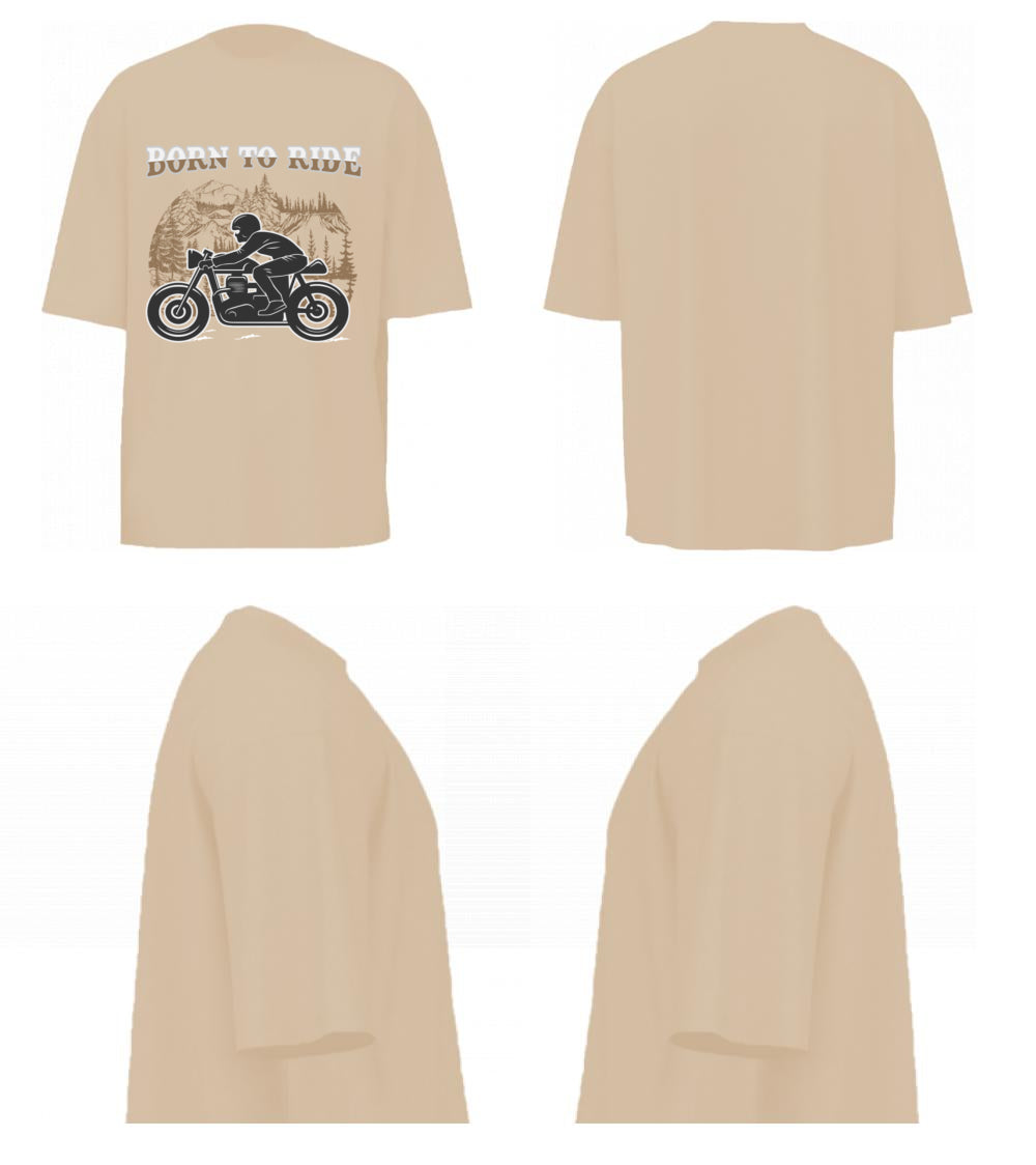 Born To Ride (Beige)