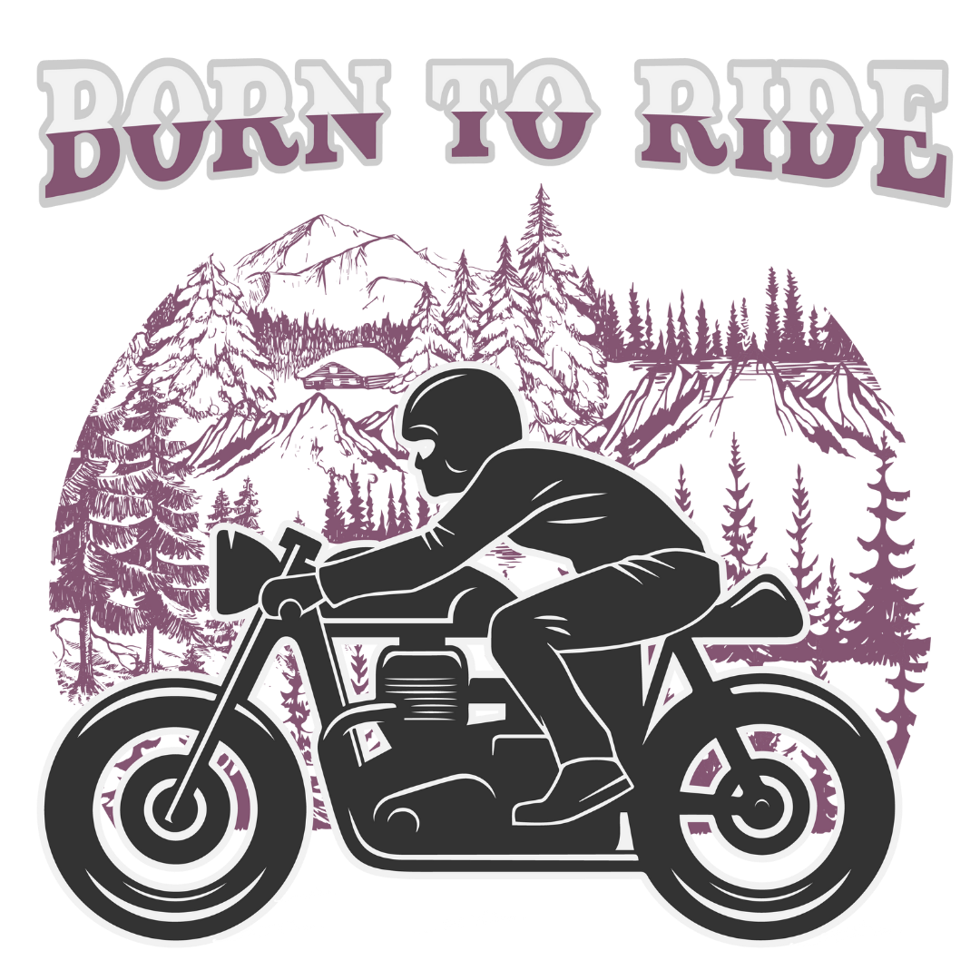 Born To Ride (Lavender)