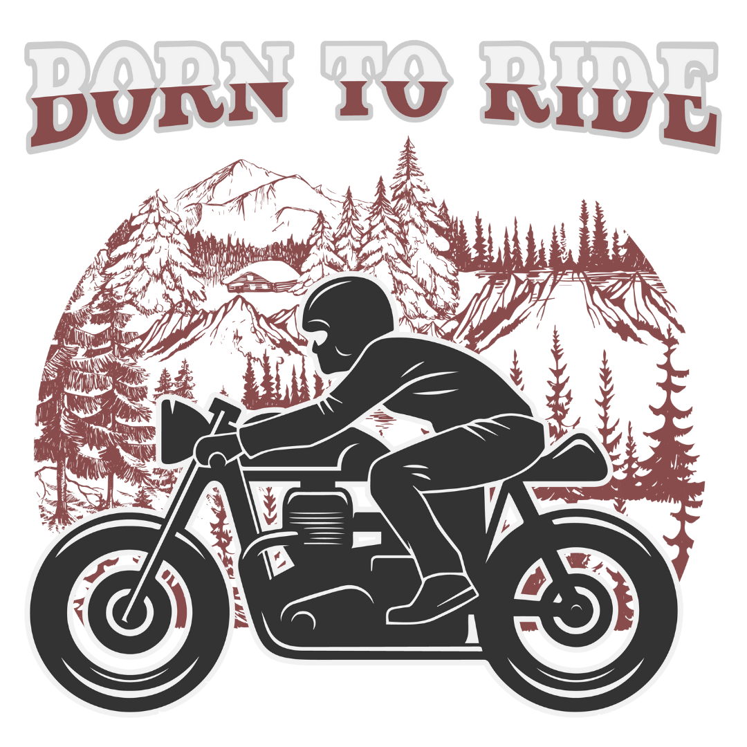 Born To Ride (Pastel Pink)