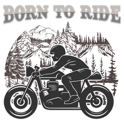 Born To Ride (White)
